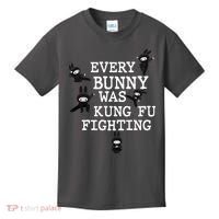 Every Bunny Was Kung Fu Fighting Kids T-Shirt thumb 0