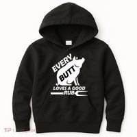 Every Butt Needs A Good Rub Kids Hoodie thumb 0