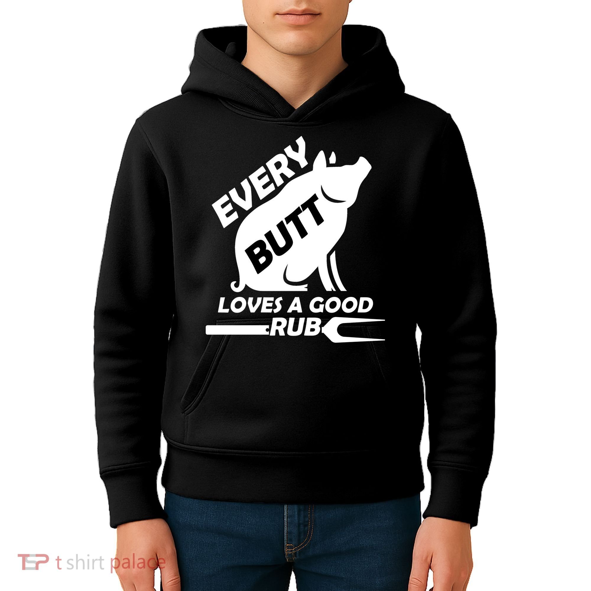 Every Butt Needs A Good Rub Kids Hoodie