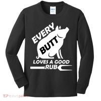 Every Butt Needs A Good Rub Kids Long Sleeve Shirt thumb 0