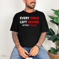 Every Child Left Behind Retired Teacher Comfort Colors T-Shirt thumb 3