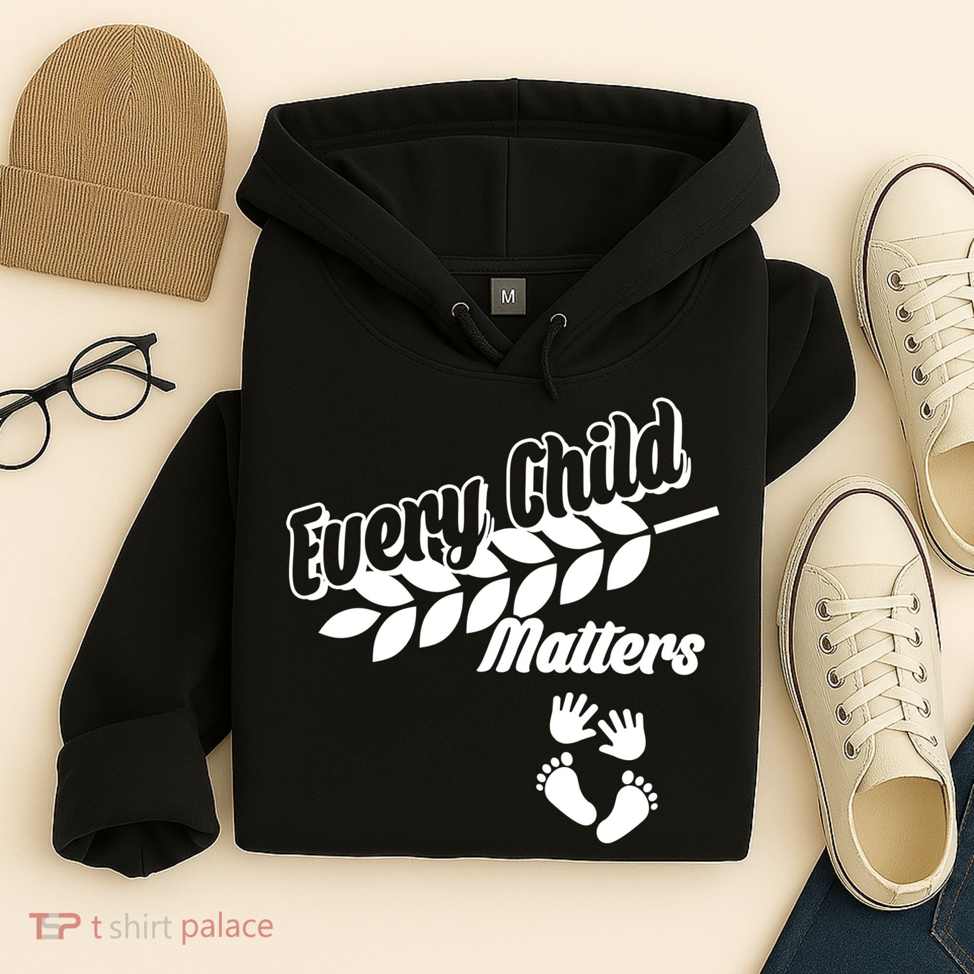 Every Child Matters Baby Feet and Hands Hoodie