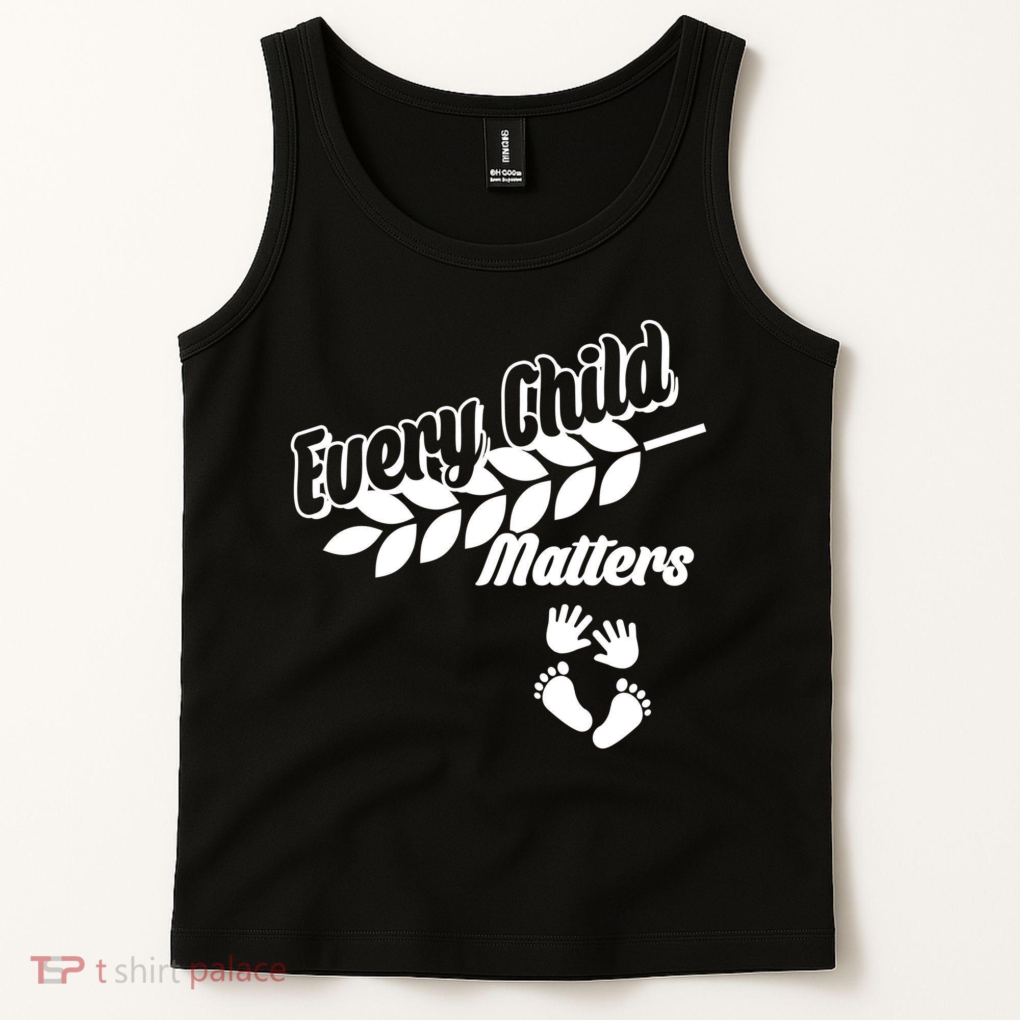Every Child Matters Baby Feet and Hands Tank Top