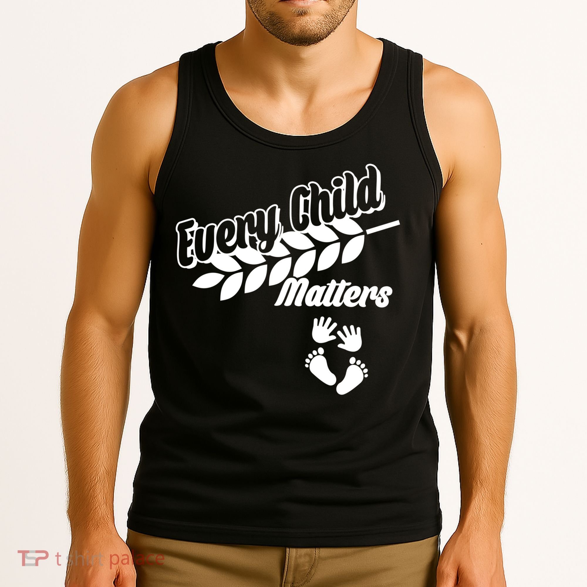 Every Child Matters Baby Feet and Hands Tank Top