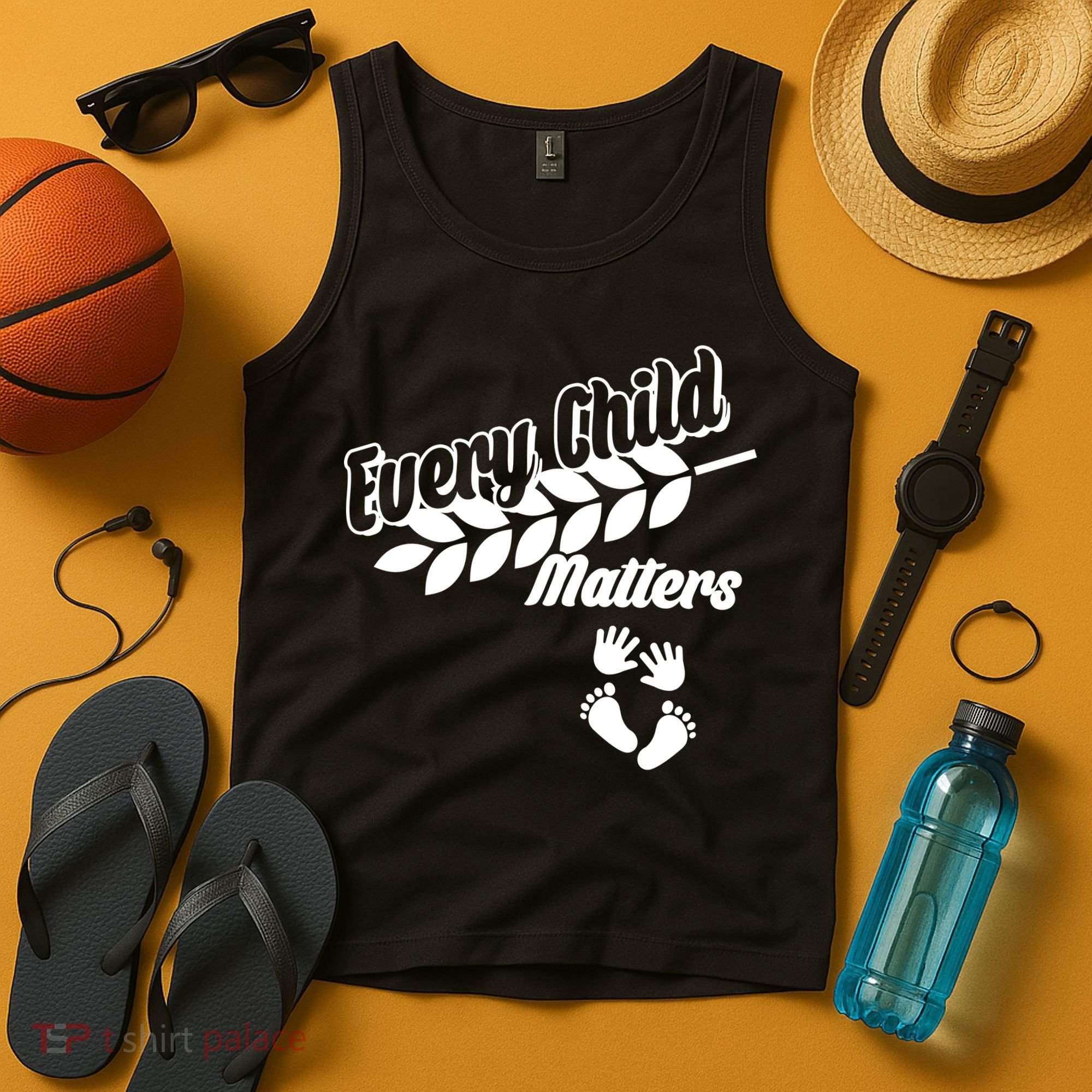Every Child Matters Baby Feet and Hands Tank Top