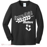 Every Child Matters Baby Feet and Hands Kids Long Sleeve Shirt thumb 0