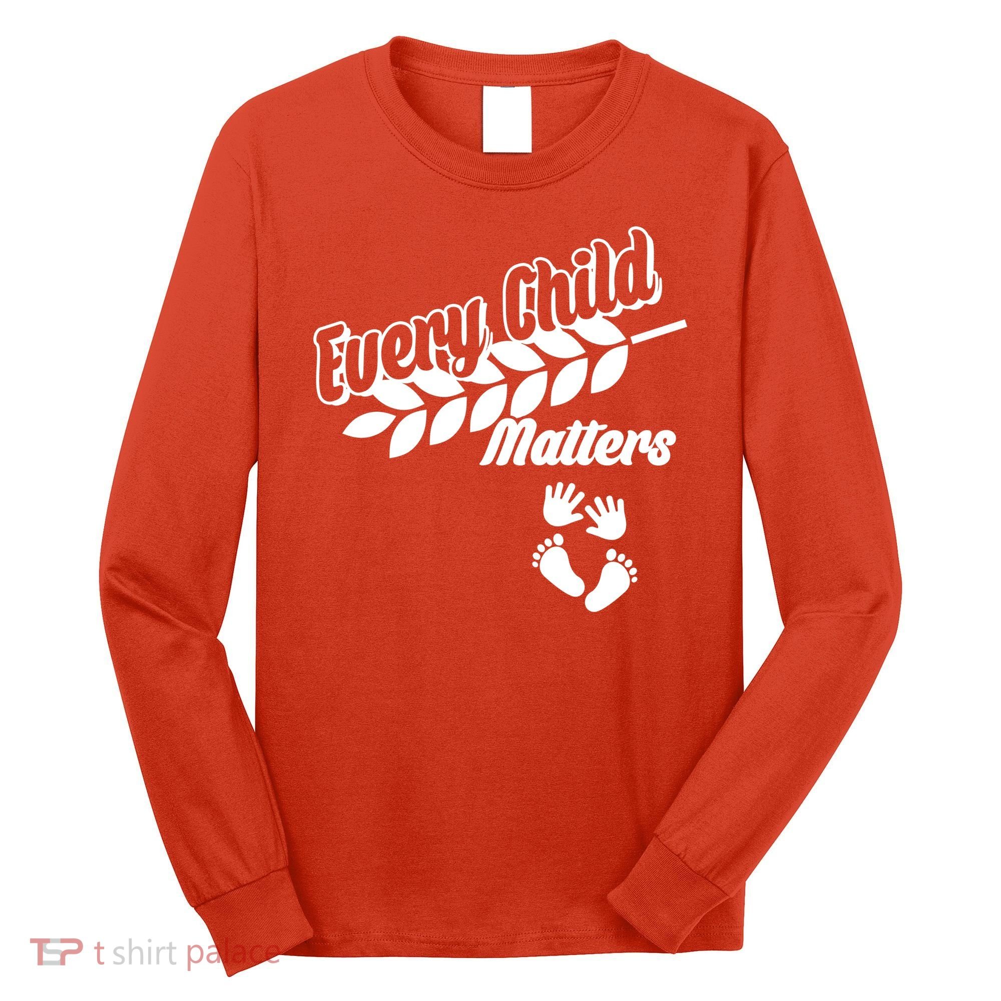 Every Child Matters Baby Feet and Hands Long Sleeve Shirt