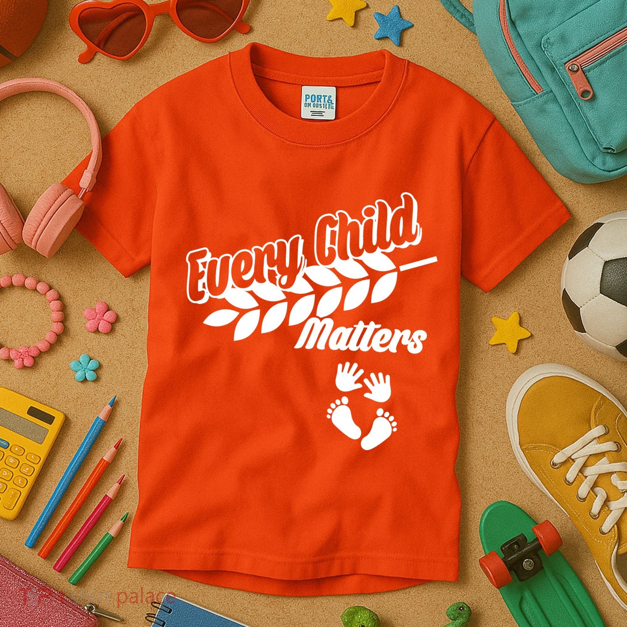 Every Child Matters Baby Feet and Hands Kids T-Shirt