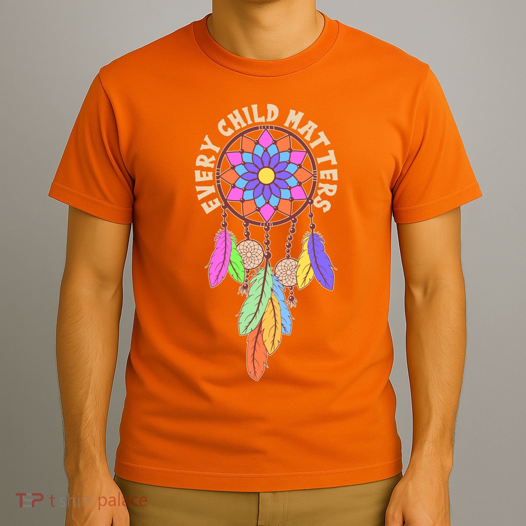 Every Child Matters Colorful Dream Catcher T-Shirt