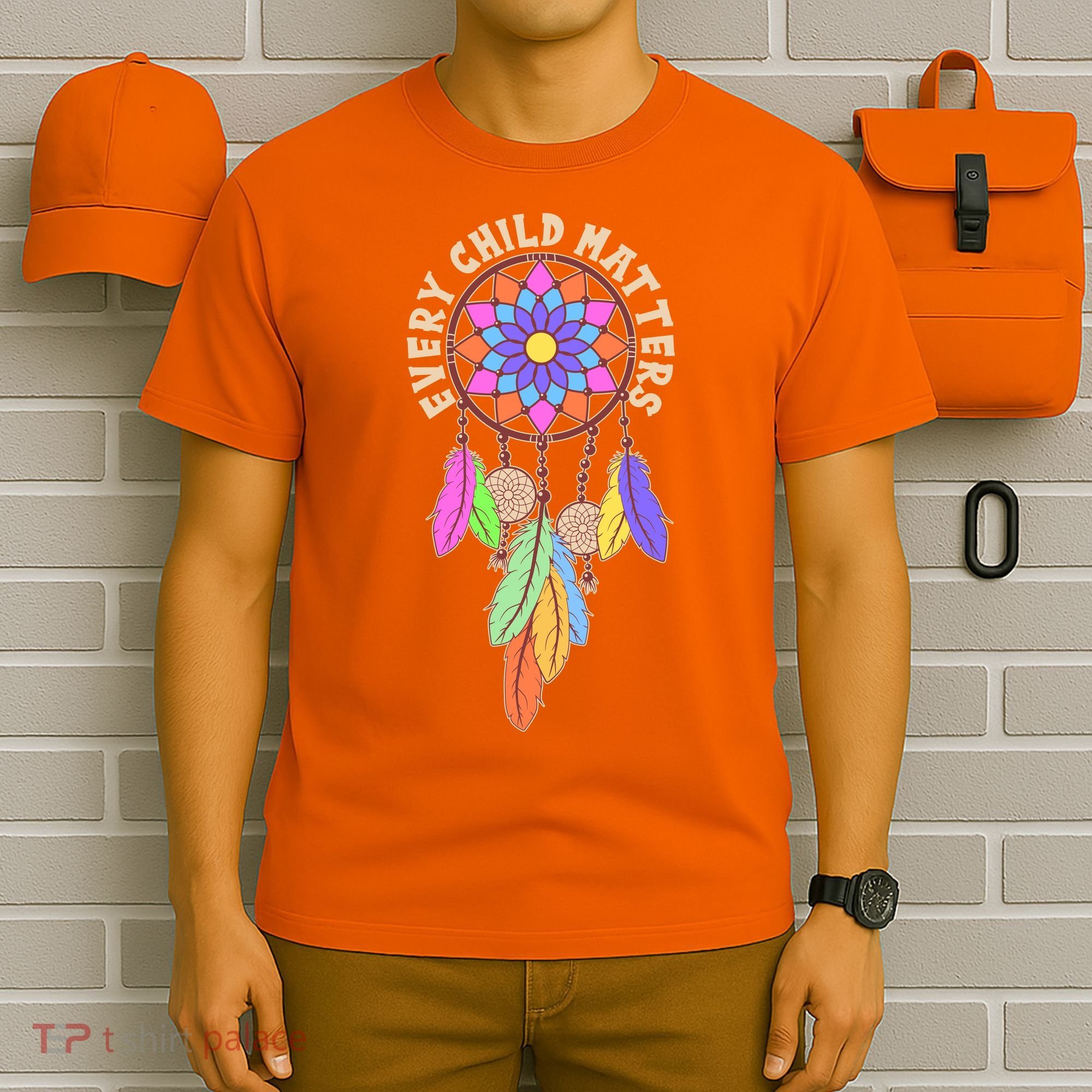 Every Child Matters Colorful Dream Catcher T-Shirt