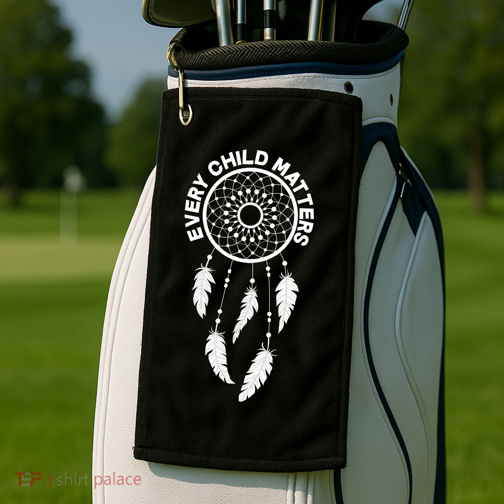 Every Child Matters Dream Catcher Golf Towel