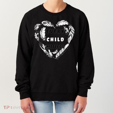Every Child Matters Feather Heart Women's Sweatshirt