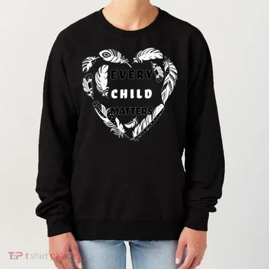 Every Child Matters Feather Heart Women's Sweatshirt