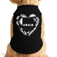 Every Child Matters Feather Heart Doggie Tank thumb 0