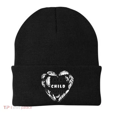 Every Child Matters Feather Heart Beanie