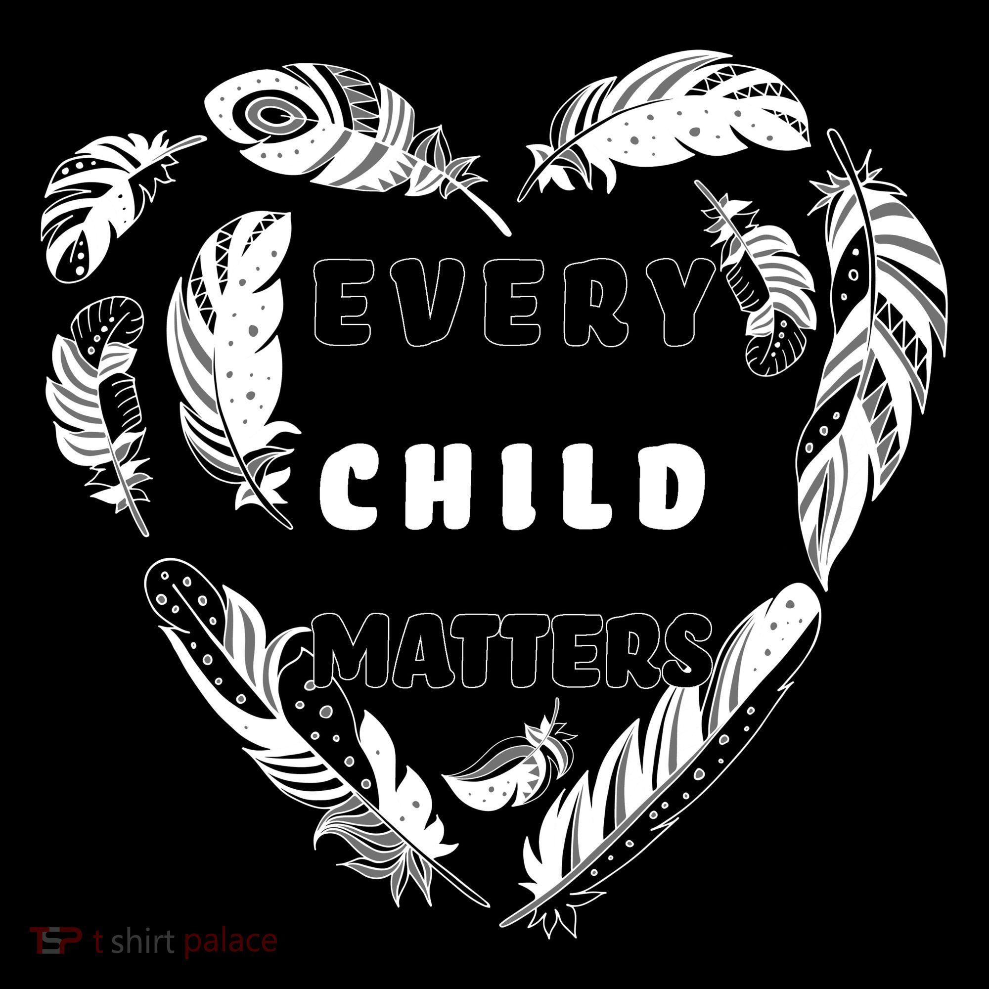 Every Child Matters Feather Heart Ornament