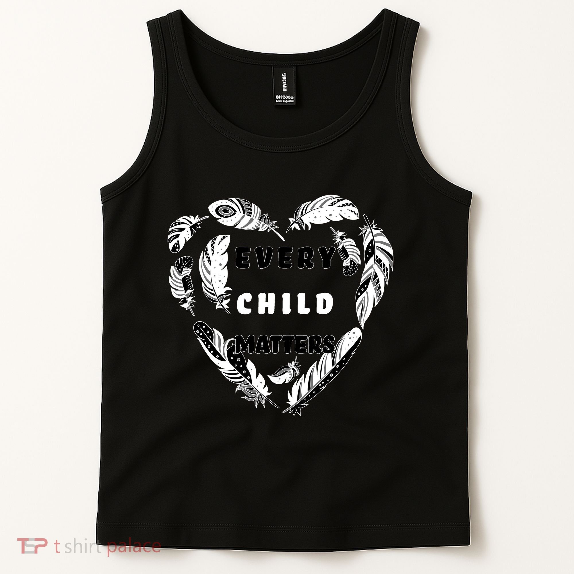 Every Child Matters Feather Heart Tank Top
