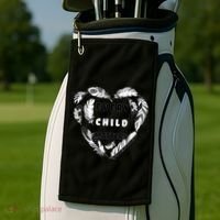 Every Child Matters Feather Heart Golf Towel thumb 2