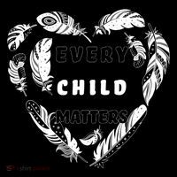 Every Child Matters Feather Heart Women's Long Sleeve Shirt thumb 2