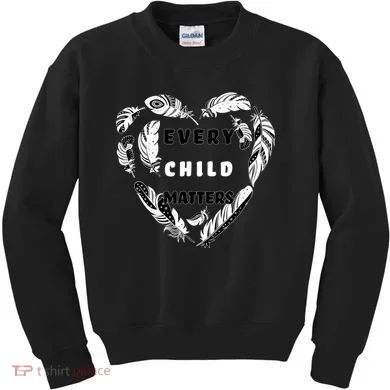 Every Child Matters Feather Heart Kids Sweatshirt