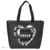 Every Child Matters Feather Heart Tote Bag thumb 0