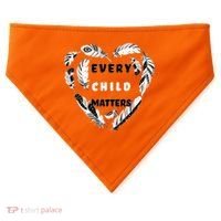 Every Child Matters Feather Heart USA-Made Doggie Bandana thumb 0