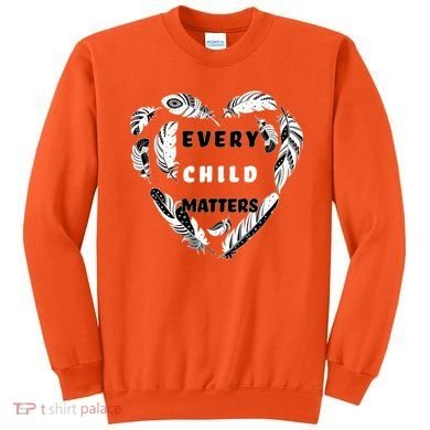 Every Child Matters Feather Heart Sweatshirt