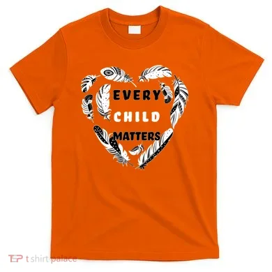 Every Child Matters Feather Heart T-Shirt