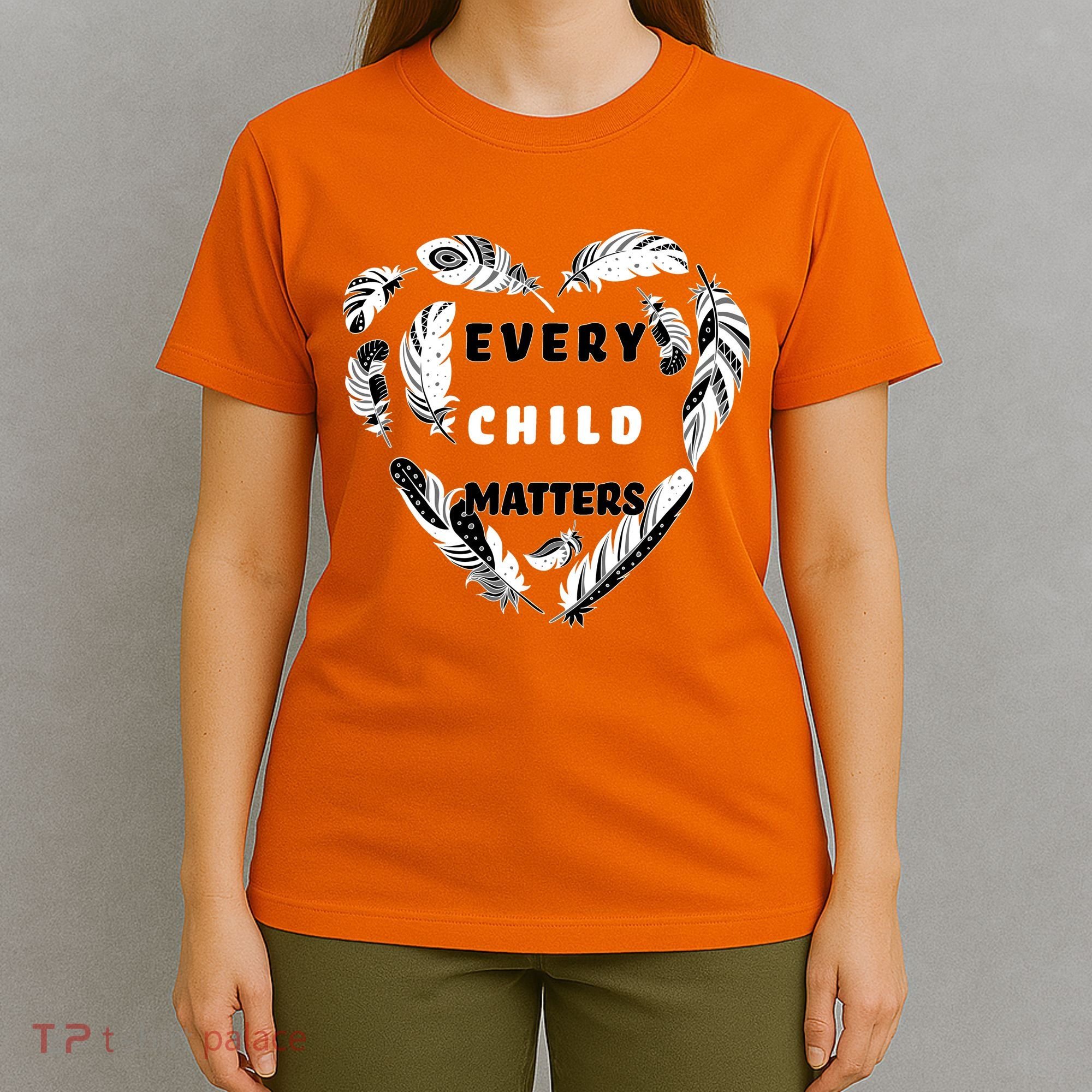 Every Child Matters Feather Heart T-Shirt