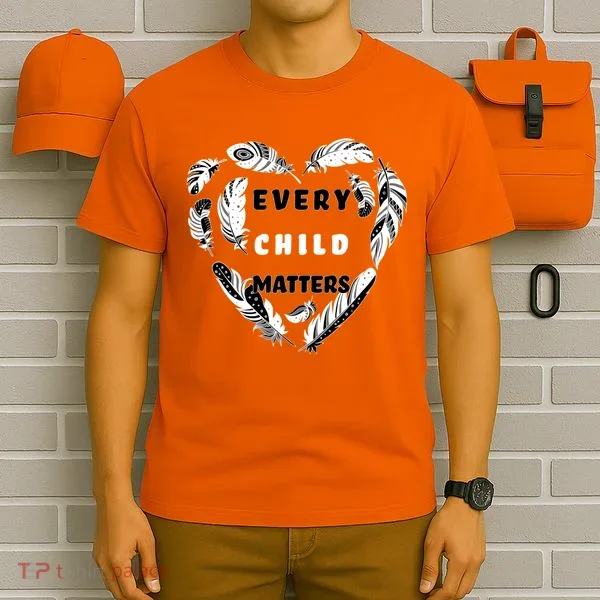 Every Child Matters Feather Heart T-Shirt