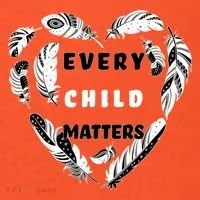 Every Child Matters Feather Heart T-Shirt thumb 7