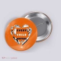 Every Child Matters Feather Heart Button thumb 0