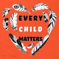 Every Child Matters Feather Heart Button thumb 1