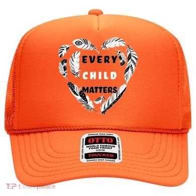 Every Child Matters Feather Heart Hat