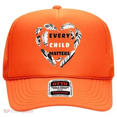 Every Child Matters Feather Heart Hat