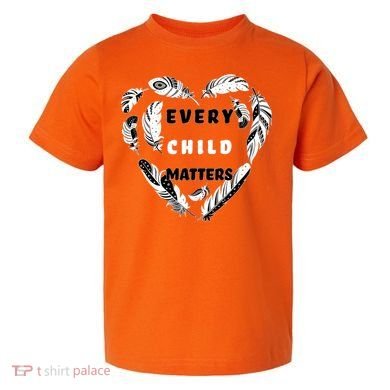 Every Child Matters Feather Heart Toddler T-Shirt