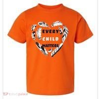 Every Child Matters Feather Heart Toddler T-Shirt thumb 0