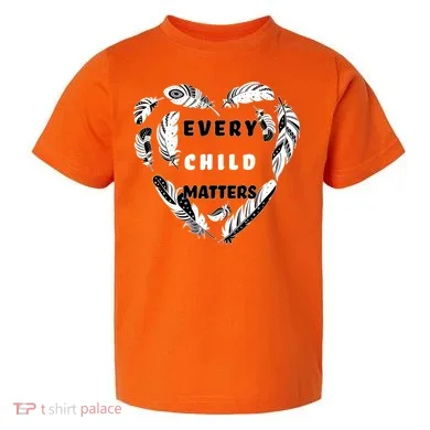 Every Child Matters Feather Heart Toddler T-Shirt