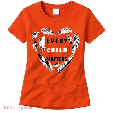 Every Child Matters Feather Heart Women's T-Shirt