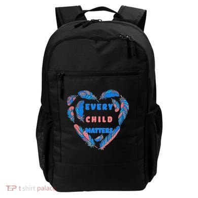 Every Child Matters Feather Heart Colorful Backpack