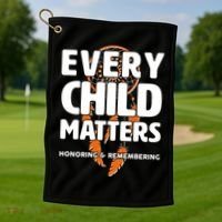 Every Child Matters Honoring and Remembering Golf Towel thumb 1