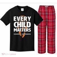 Every Child Matters Honoring and Remembering Kids Plaid Pajama Set thumb 0