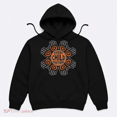 Every Child Matters Native American Hand Pattern Hoodie