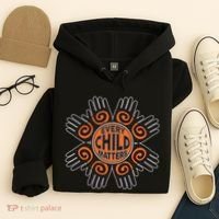 Every Child Matters Native American Hand Pattern Hoodie thumb 4