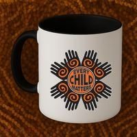 Every Child Matters Native American Hand Pattern Coffee Mug thumb 2