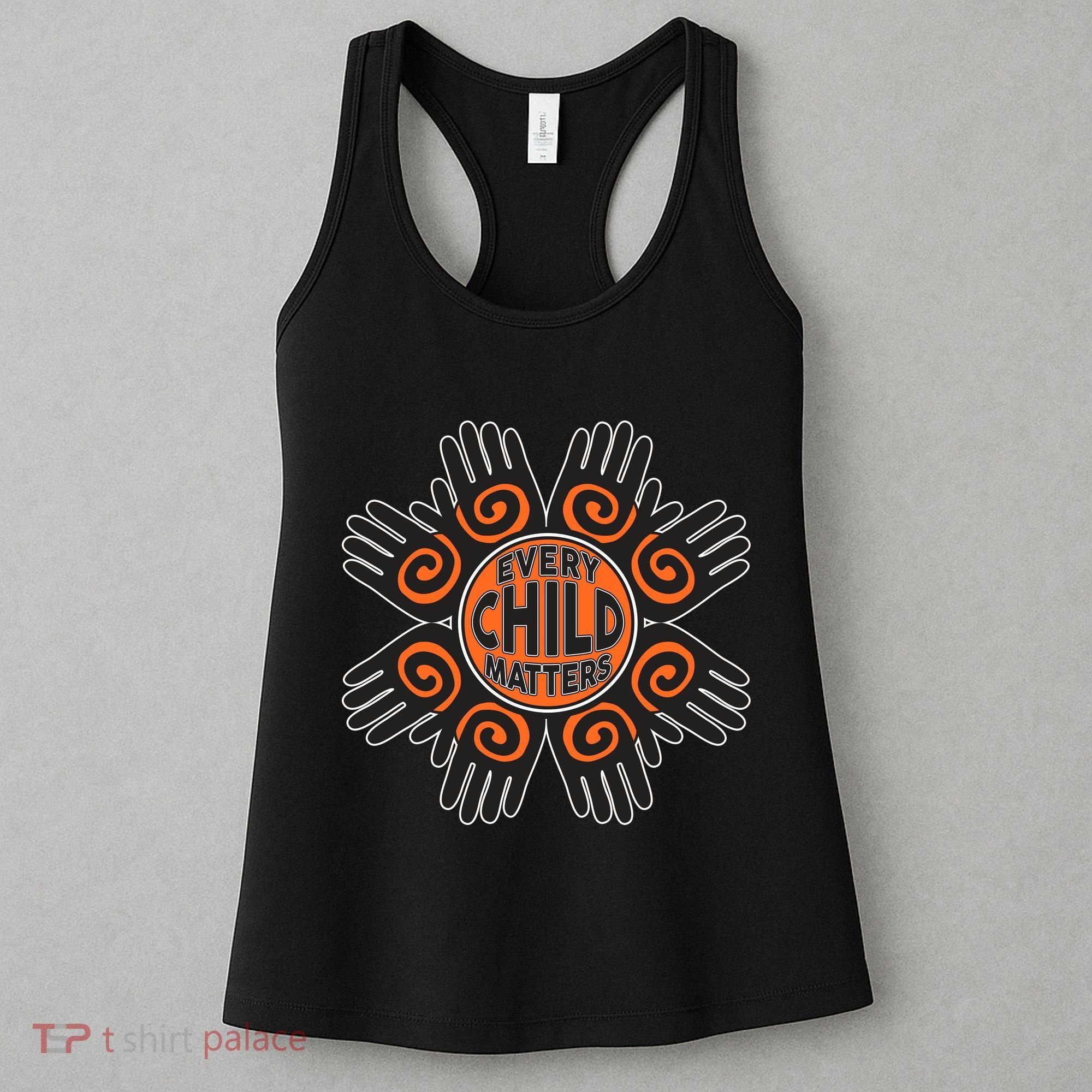 Every Child Matters Native American Hand Pattern Women's Tank Top