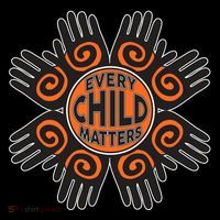 Every Child Matters Native American Hand Pattern Toddler Hoodie thumb 2