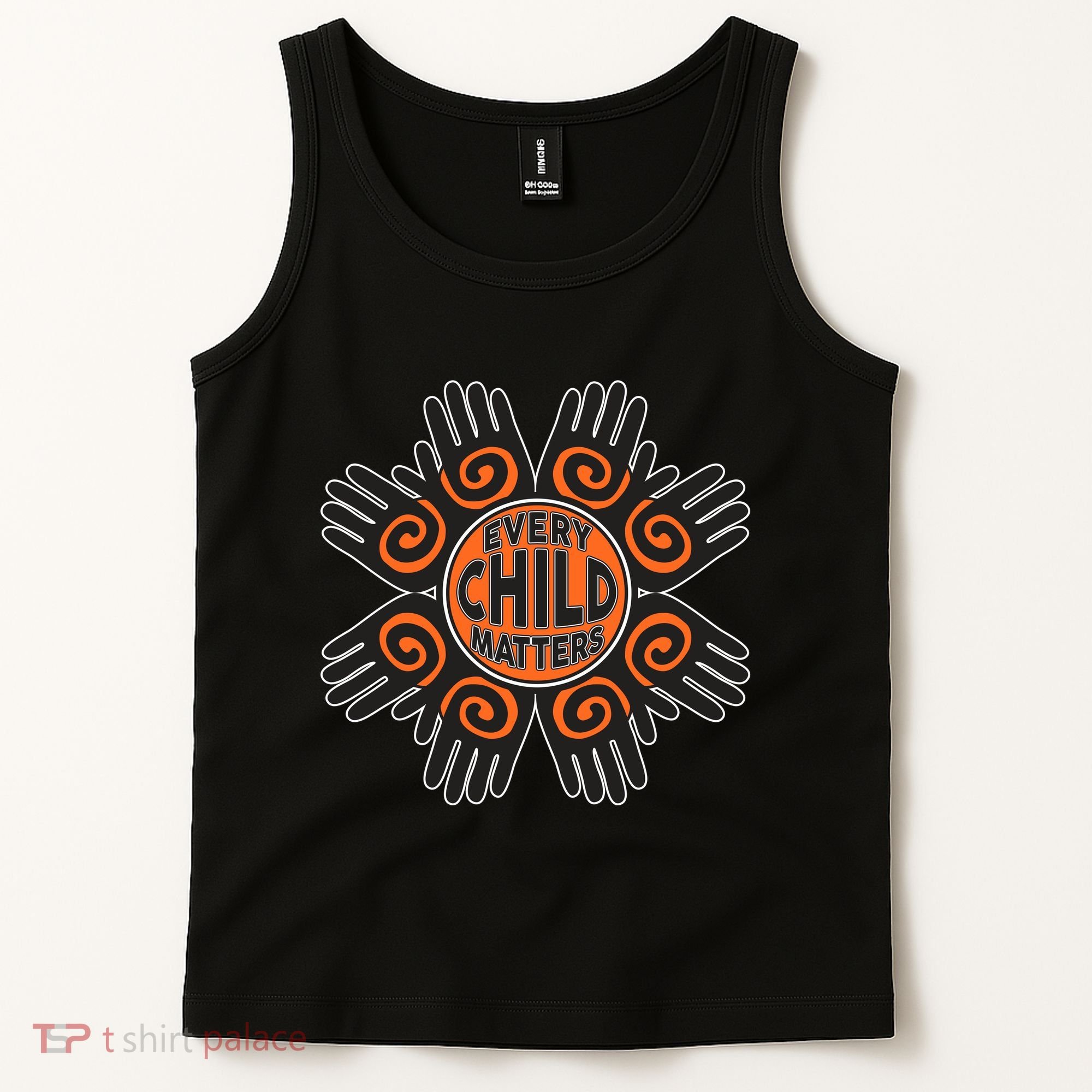 Every Child Matters Native American Hand Pattern Tank Top