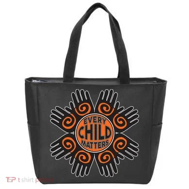 Every Child Matters Native American Hand Pattern Tote Bag