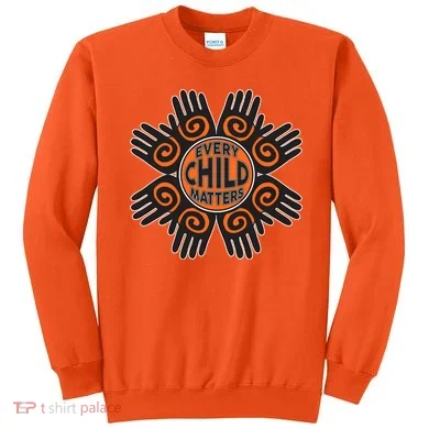 Every Child Matters Native American Hand Pattern Sweatshirt